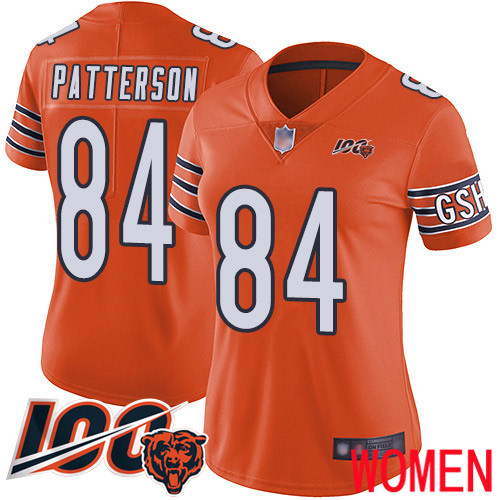 Chicago Bears Limited Orange Women Cordarrelle Patterson Alternate Jersey NFL Football 84 100th Season